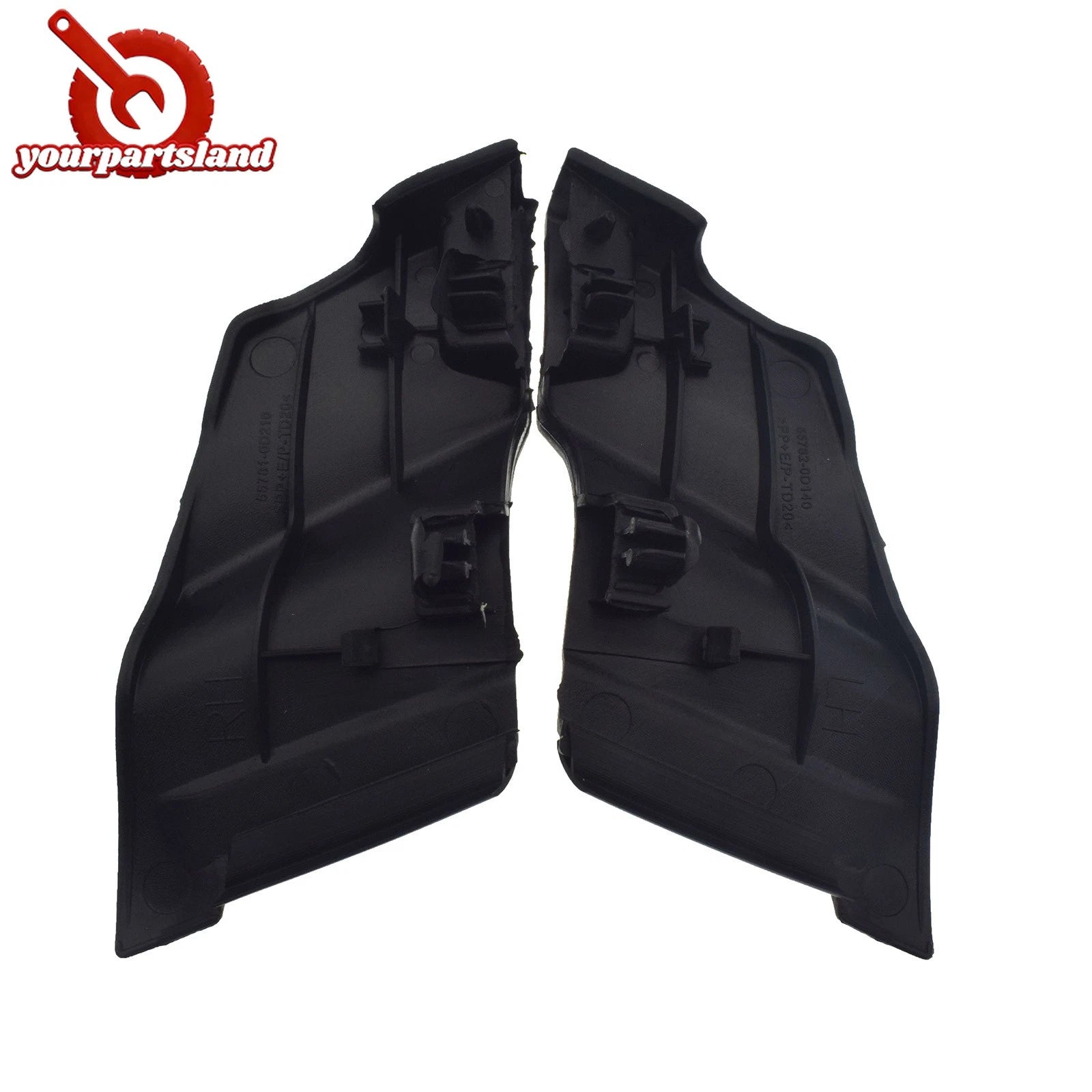 Left /Right Front Wiper Side Cowl Extension Cover For Toyota Yaris 4 Doors 06-10 6B93BC-57