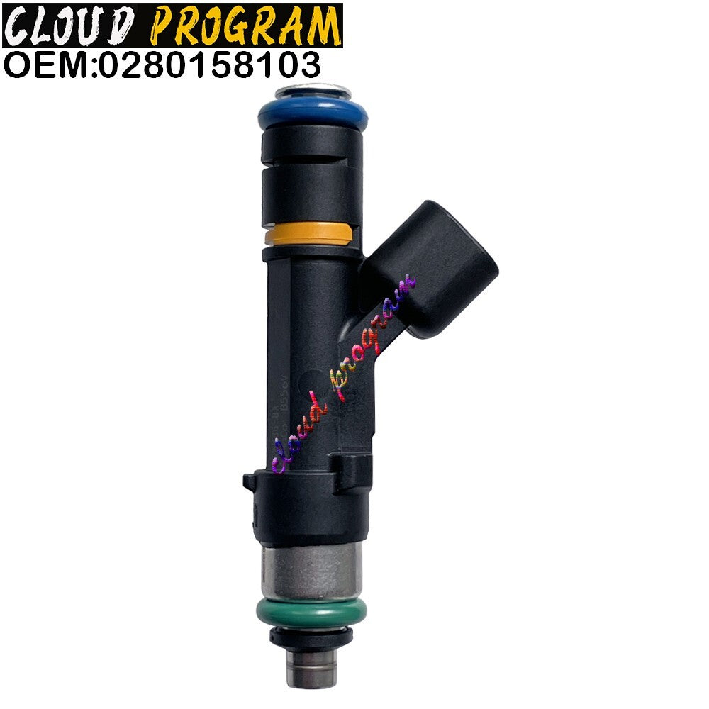 0280158103 Set of 4 Fuel Injectors For FoMoCo 2006-2012 Mazda 3 2.0L 6B93BC-57