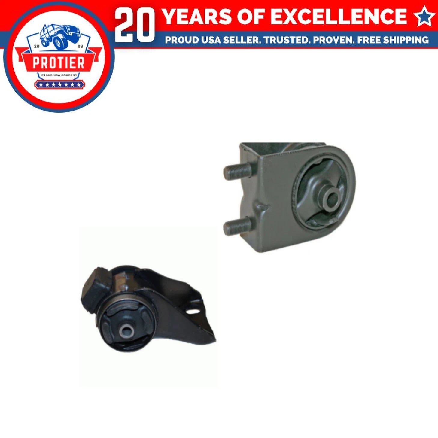Engine Motor & Trans Mount 2PCS Set Compatible for 00-01 Mazda MPV 2.5L/ 02-06 6B93BC-57