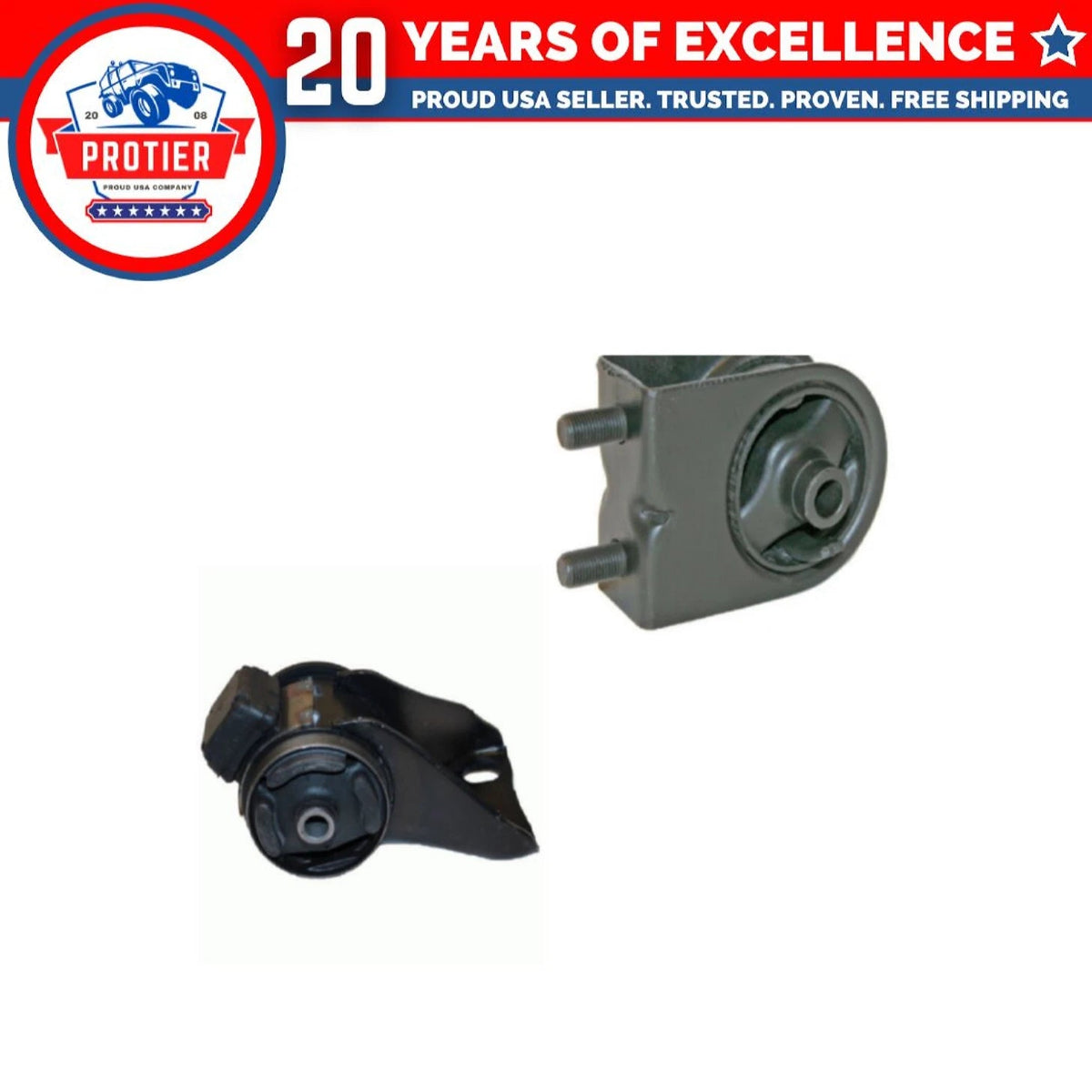 Engine Motor & Trans Mount 2PCS Set Compatible for 00-01 Mazda MPV 2.5L/ 02-06 6B93BC-57