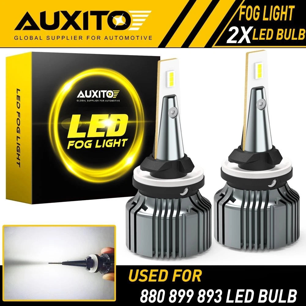AUXITO 880 899 LED Fog DRL Light Bulbs 4000LM High Power 6000K White EOA AUXITO