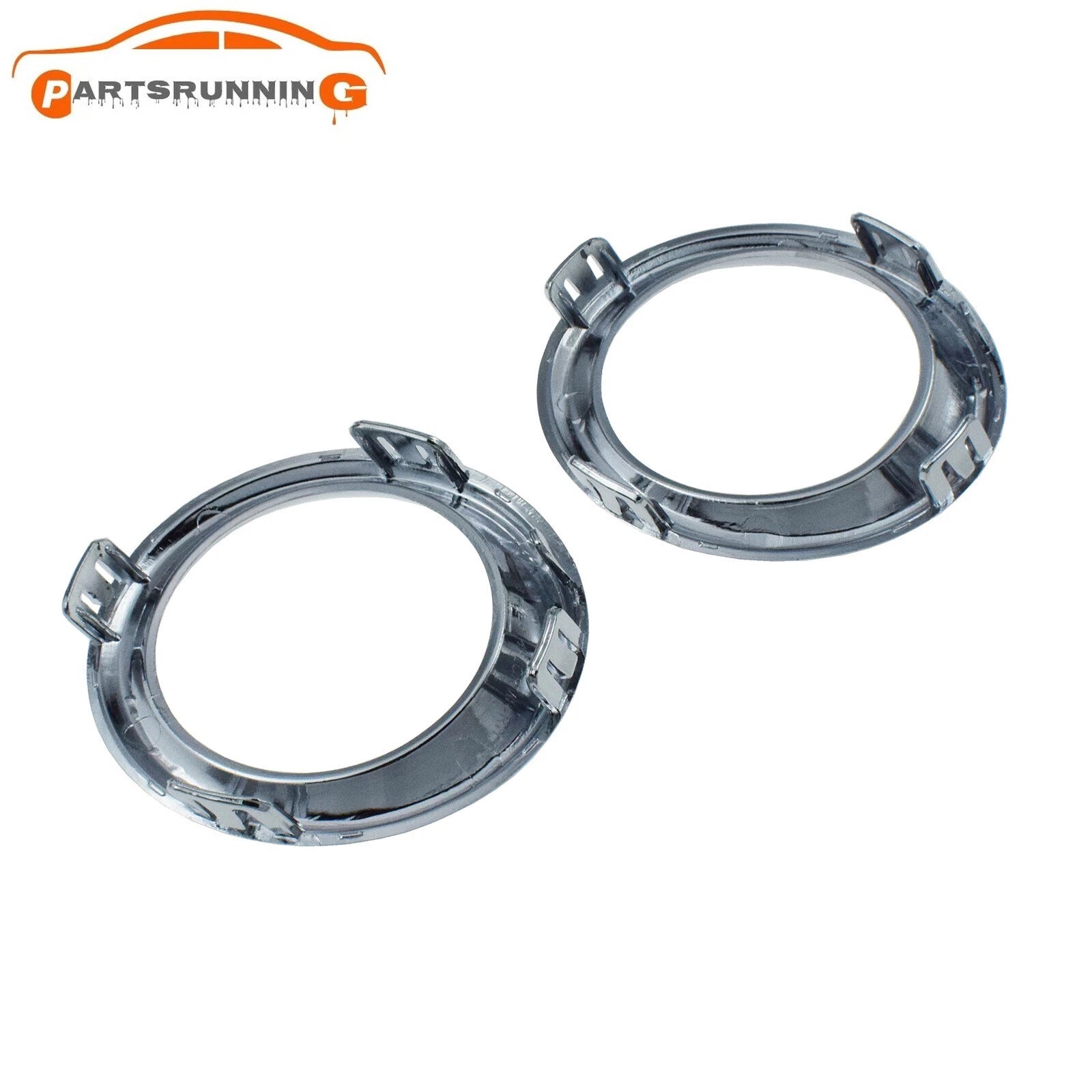 Driver & Passenger Side Fog Light Trim Set BJE150C12,BJE150C22 For 14-16 Mazda 3 6B93BC-57