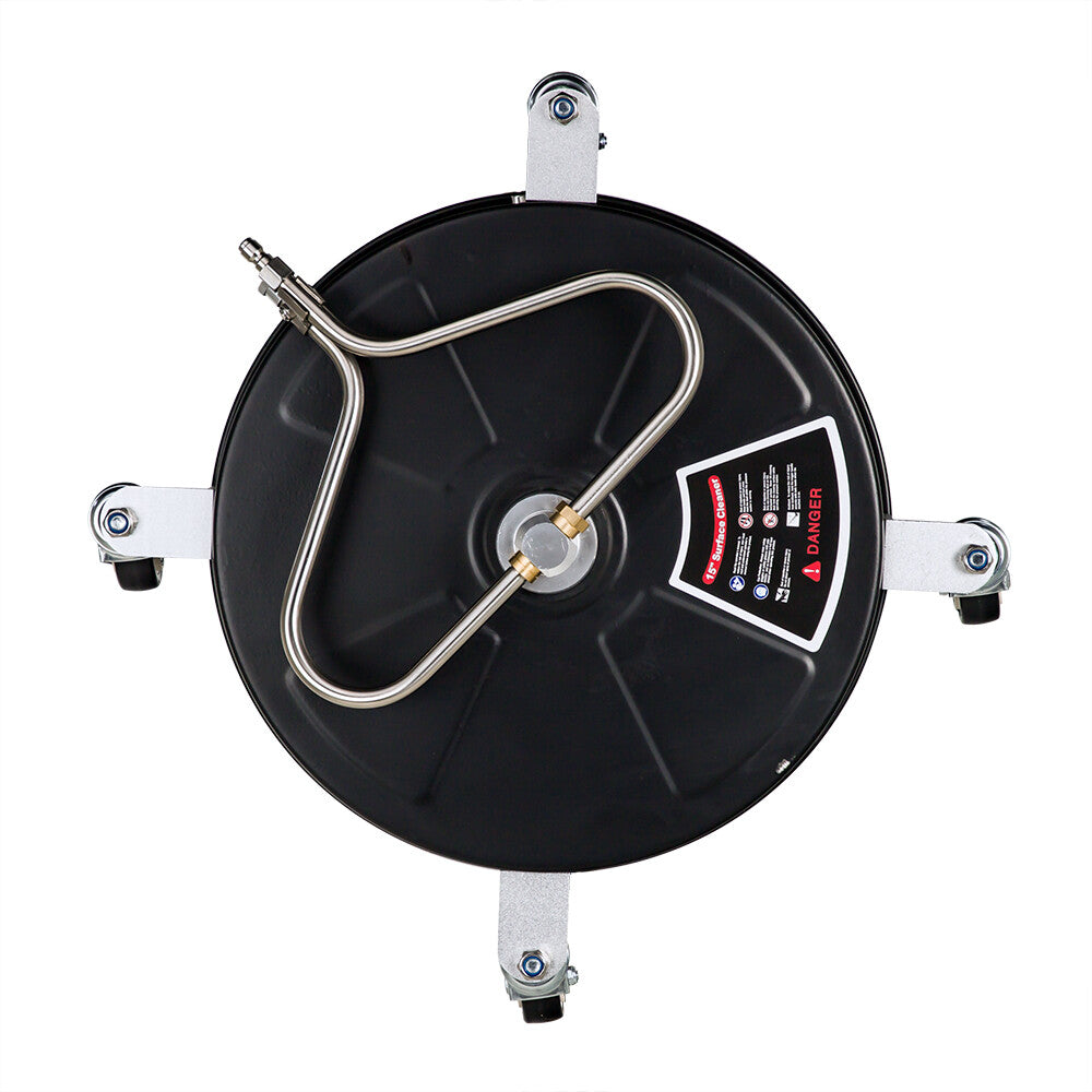 15" Pressure Washer Surface Cleaner 4000PSI w/Extension Wand +1/4" Quick Connect 6B93BC-57