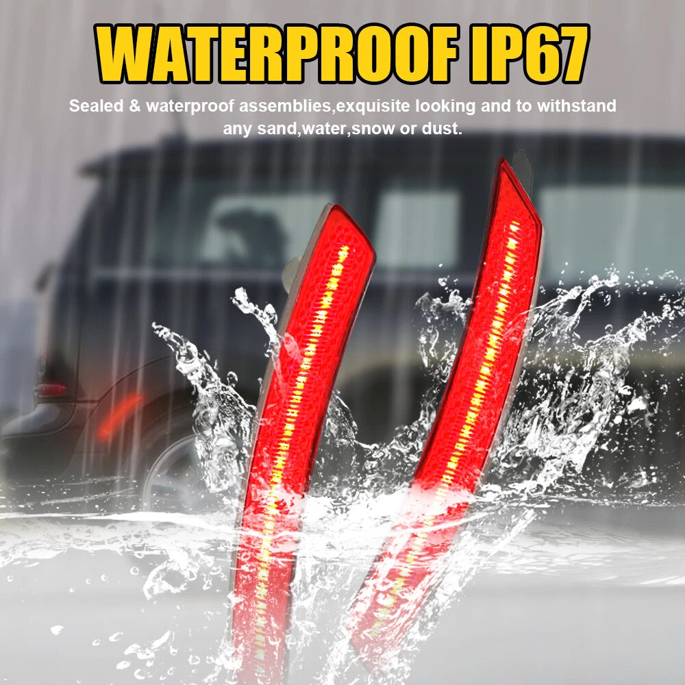 2PC Rear Side Marker LED Light For 07-16 MINI Cooper R55 R56 R57 R58 R59 R60 EOA 6B93BC-57