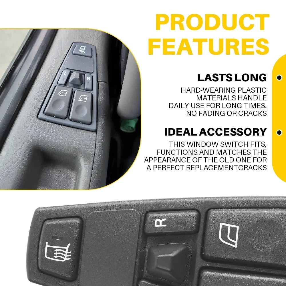 22569484 MASTER WINDOW CONTROL POWER SWITCH FOR VOLVO VN 2005-2014/VNL 2005-16 A 6B93BC-57