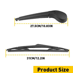 Rear Wiper Arm & For Blade 2012-2018 Ford Focus hatchback Back Windshield Wiper 6B93BC-57