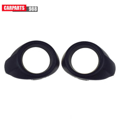 2Pcs Left Right Front Bumper Fog Light Lamp Cover Bezel For Ford Focus 2012-2014 6B93BC-57