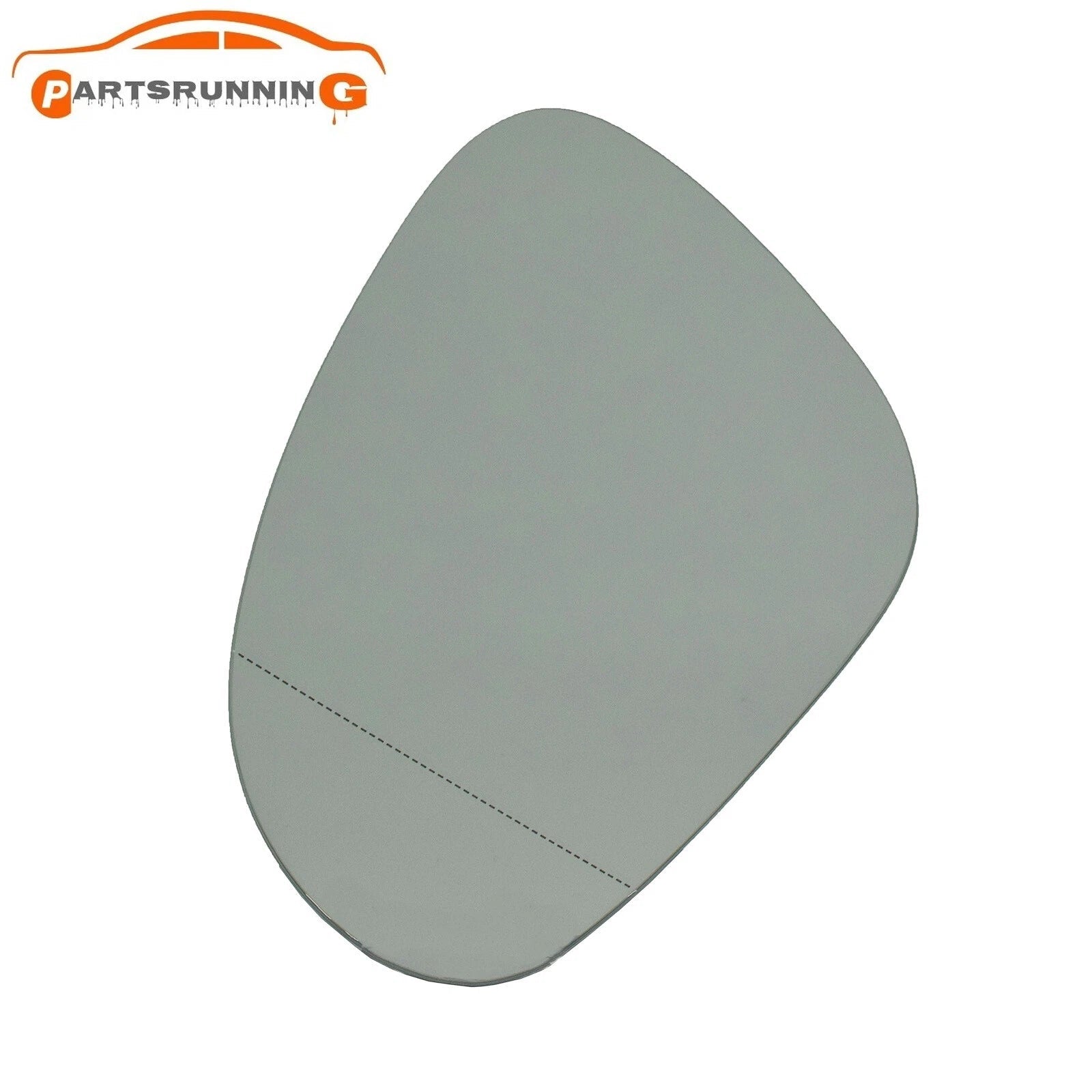 Left Driver Side Mirror Glass Heated For Volkswagen Golf MK5 2003-2008 6B93BC-57