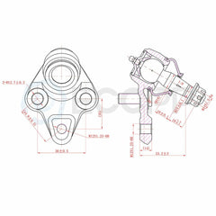 14x Front Upper Control Arms Tie Rods Ball Joints Fits 2002-2005 Hyundai Sonota KOEEP
