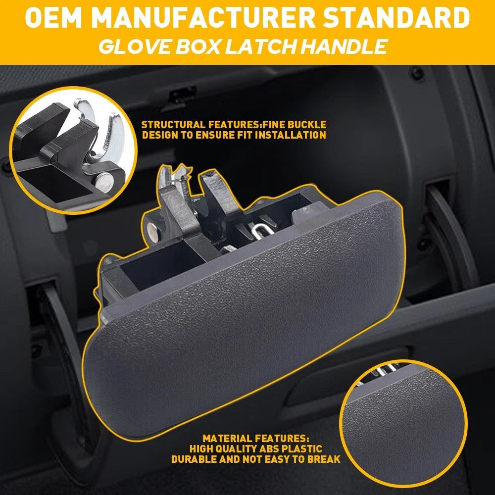 For 1997-2000 Dakota/1998-2000 Durango Glove Box Latch Handle Agate Black EOA 6B93BC-57