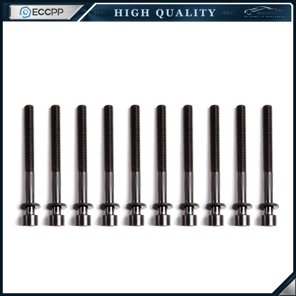 Head Bolts Fits Frontier Altima Sentra Suzuki Equator 2.5L Engine QR25DE 6B93BC-57
