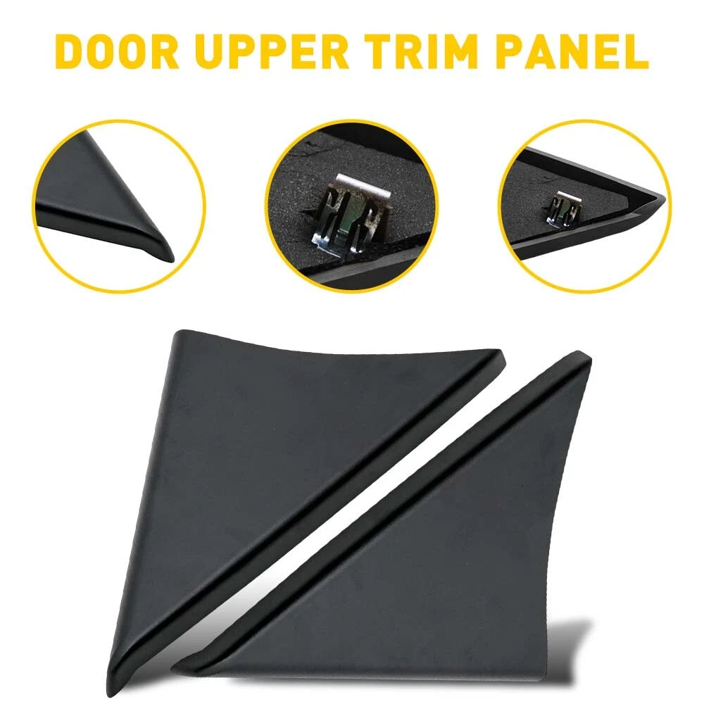 2x For 07-14 Chevy Silverado GMC Sierra 1500 2500HD 3500HD Door Upper Trim Panel 6B93BC-57