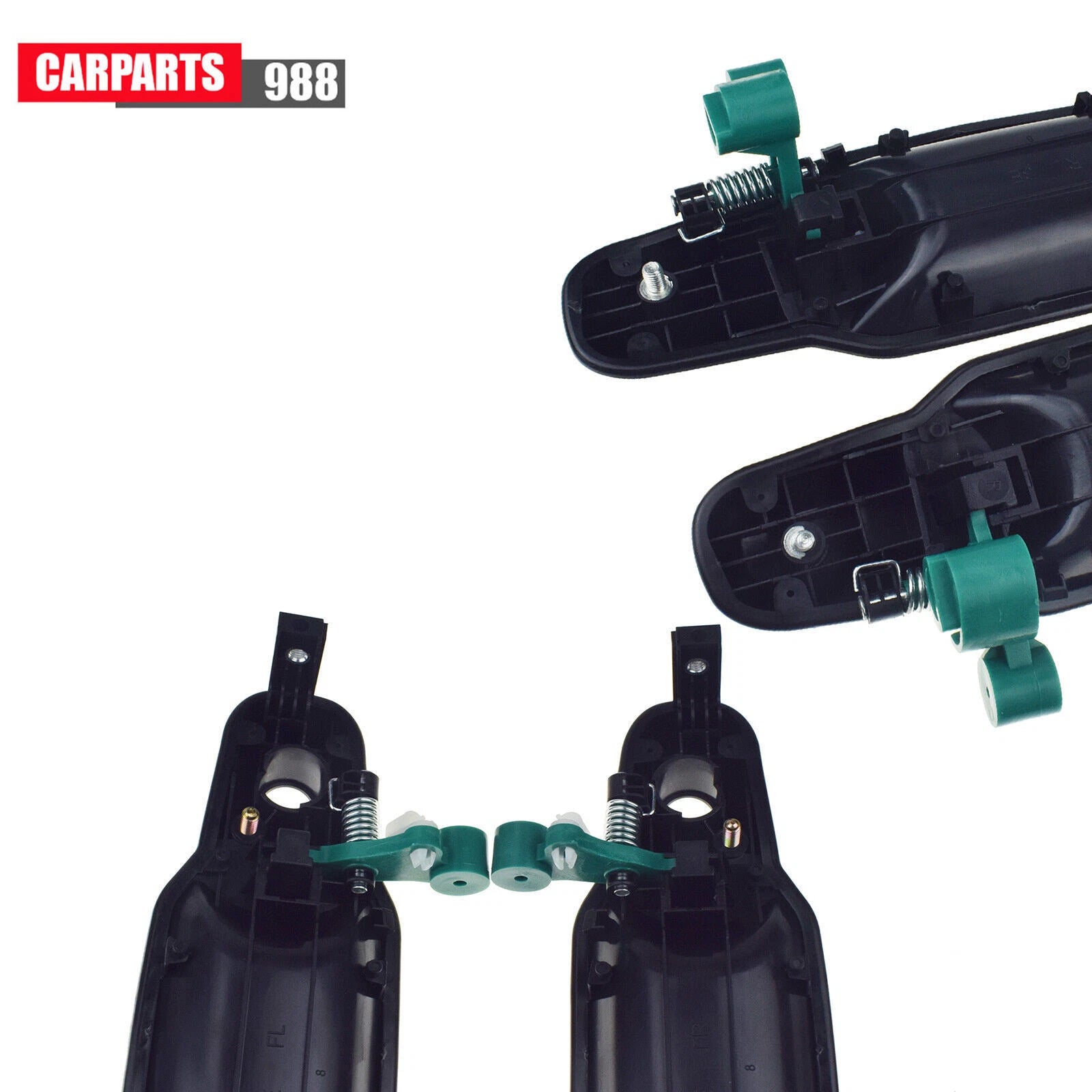 Outside Door Handles Front Rear For 2003-09 Kia Sorento 82650-3E010 82660-3E010 6B93BC-57
