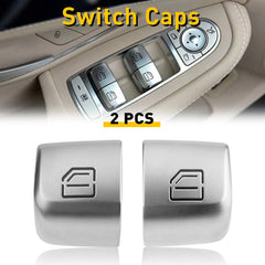 2X Window Switch Button Cover Cap for 2015-2021 Mercedes-Benz GLC-Class X253 EOA 6B93BC-57
