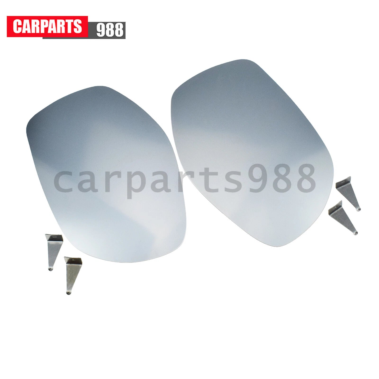 2Pcs Left Right Mirror Glass Heated for 2008-10 Cayenne 95573103904 95573103804 6B93BC-57