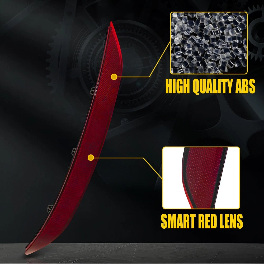 Fits For VW Jetta 2019-2021 Left Side Rear Bumper Reflector Light Brake Lamp EOA 6B93BC-57