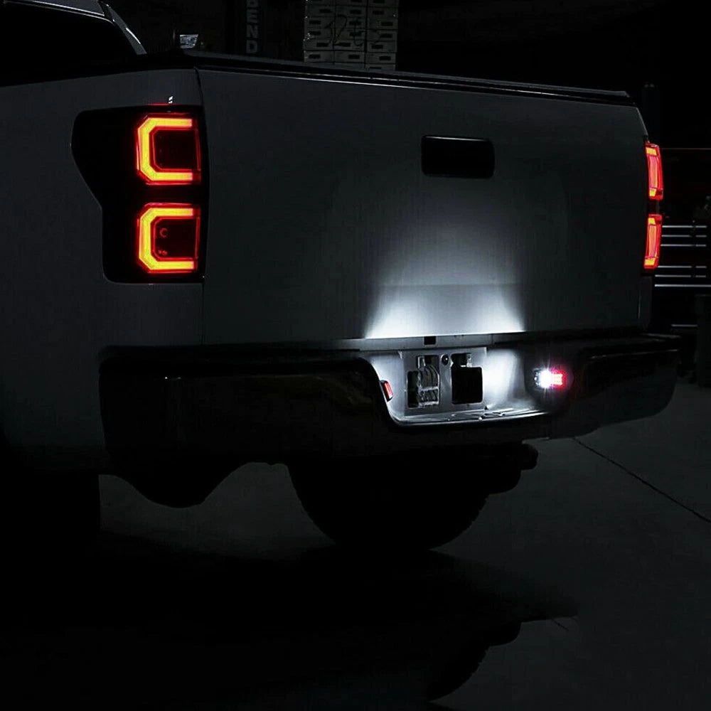 For 1999-2004 Toyota Tacoma LED License Plate Light Lamp Housing White Red EOA 6B93BC-57