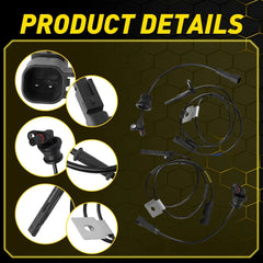 4PCS Front Rear ABS Wheel Speed Sensor For Chevrolet Equinox GMC Terrain 10-17 A 6B93BC-57