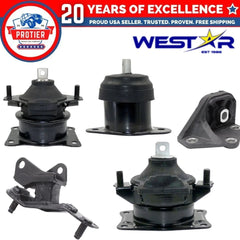 Engine Motor & Trans Mount 5PCS Set Compatible for 2003-2007 Honda Accord 2.4L 6B93BC-57