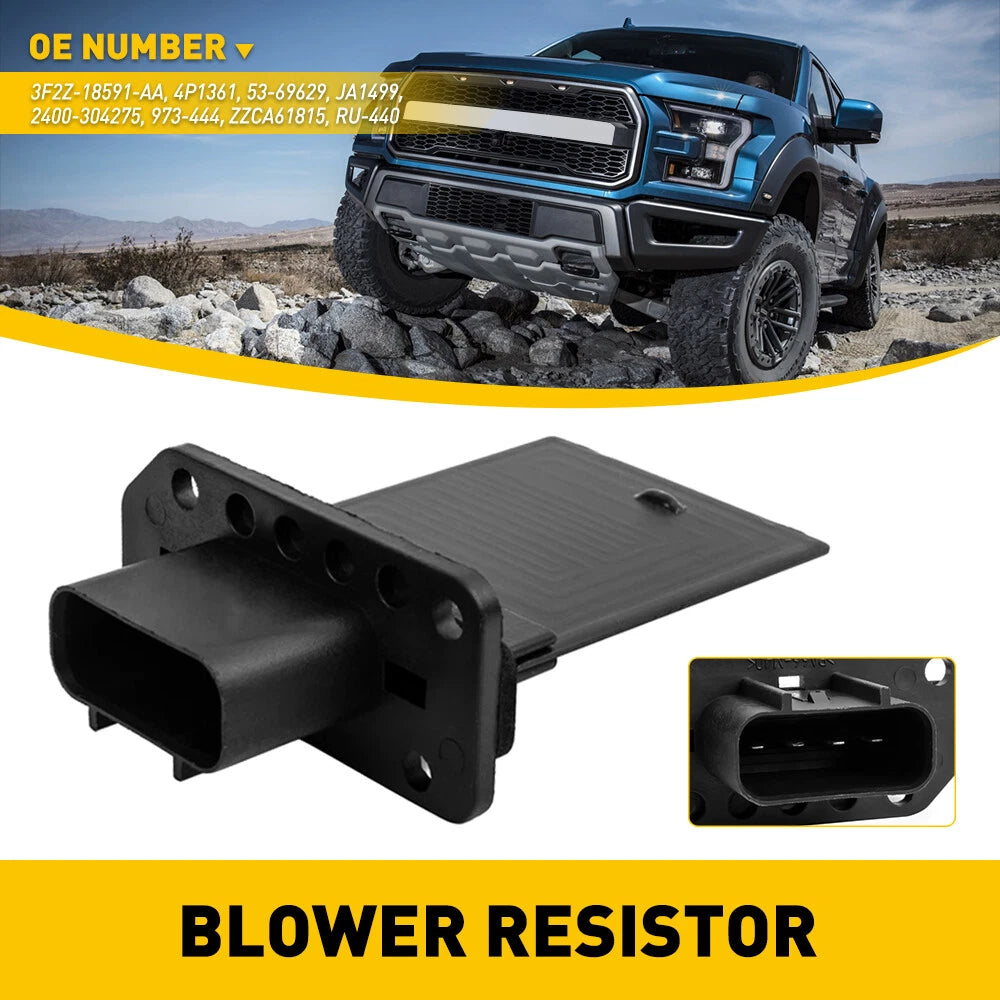 Front HVAC Motor Blower Heater Resistor For Ford F-150 2004-2014 F-250 YH-1715 6B93BC-57
