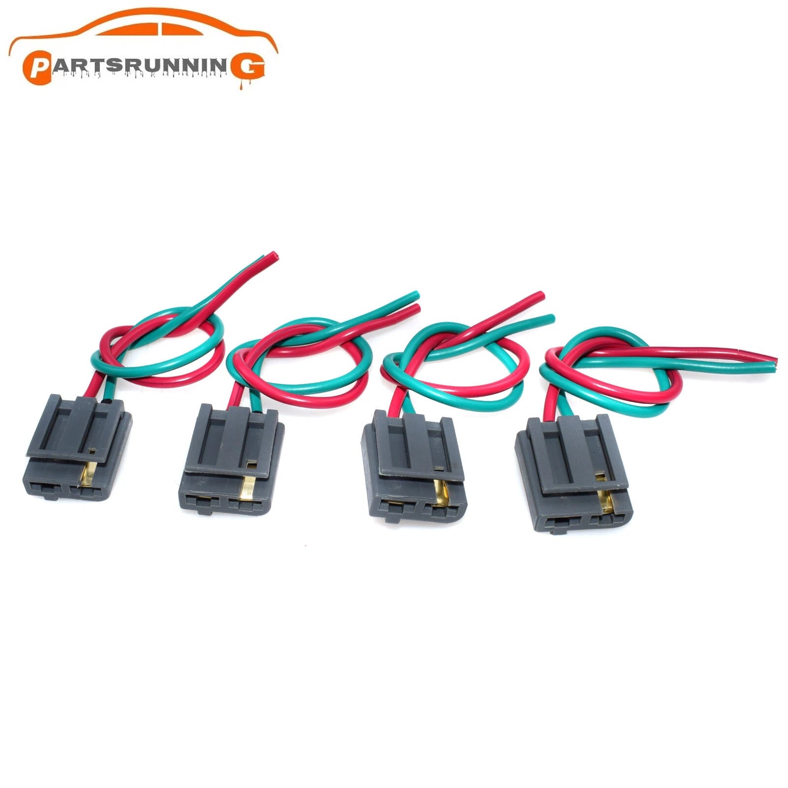 4PCS Distributor Wire Harness Pigtail For GM HEI 12v Power & Tach Connector Plug 6B93BC-57