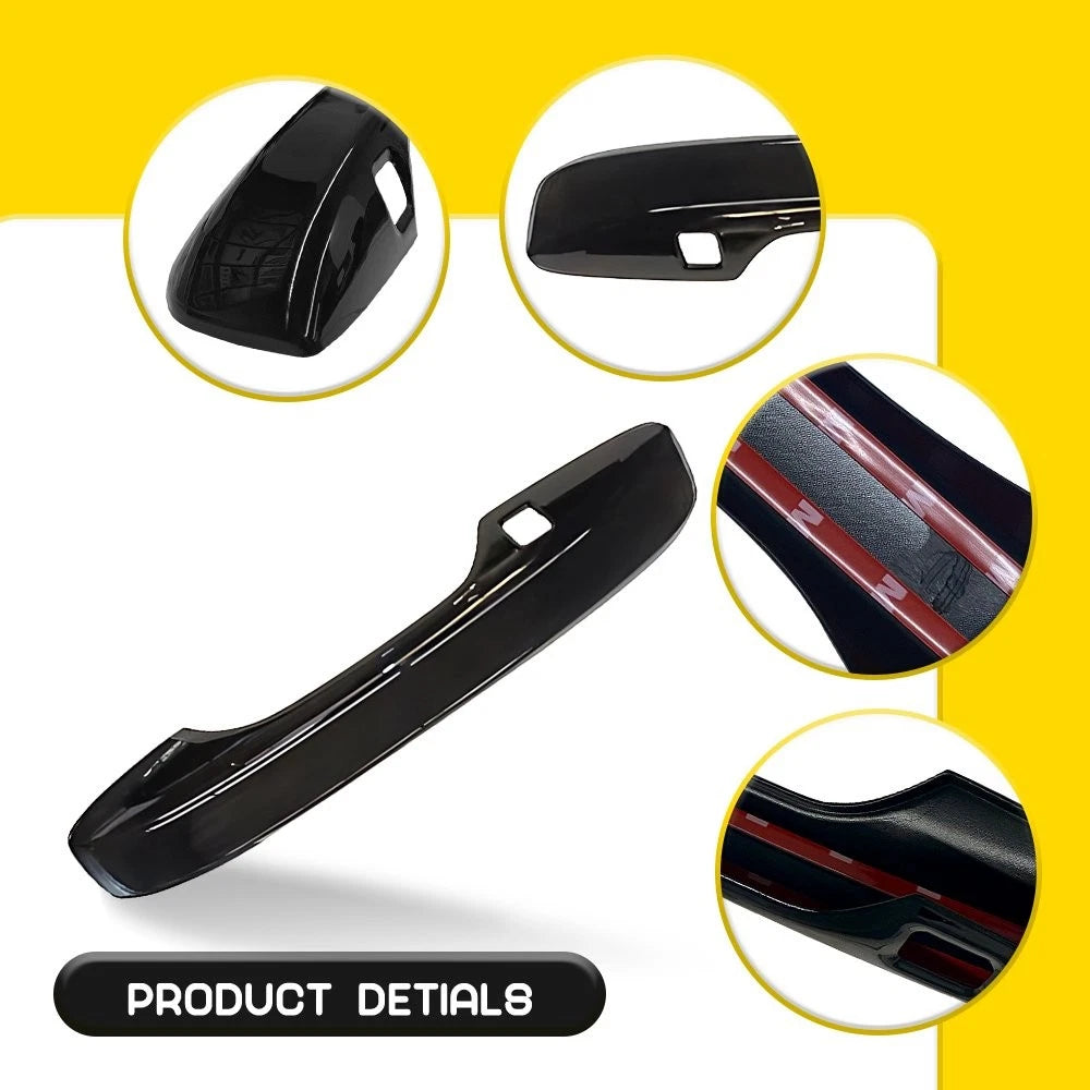 4 Gloss Black Door Handle Decor Cover Caps Trim For Honda Civic 11th Gen 22-25 A 6B93BC-57