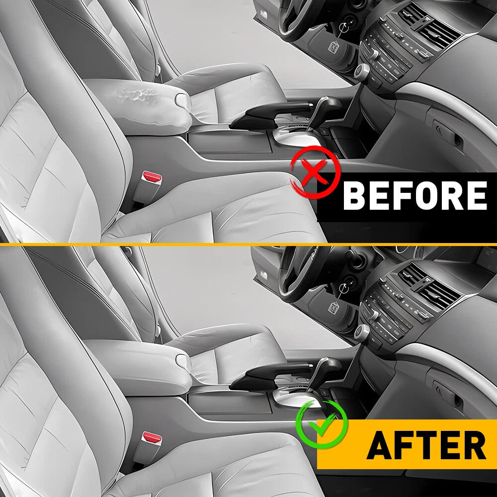 FOR 2008-2012 Honda Accord Leather Center Console Armrest Lid Cover Trim Gray EA 6B93BC-57