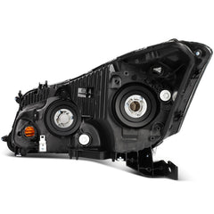 Pair Kit Headlights Assembly For 2008-2012 Honda Accord 2.4L 3.5L Black Amber 6B93BC-57