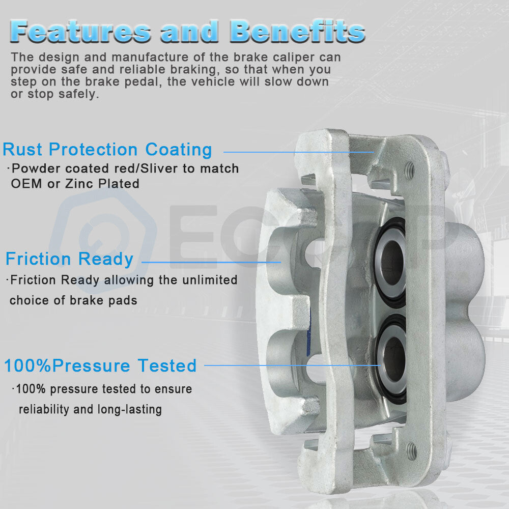 Front Brake Calipers 2Pcs For 2006-2008 Lincoln Mark Lt 2005-2008 Ford F-150 6B93BC-57