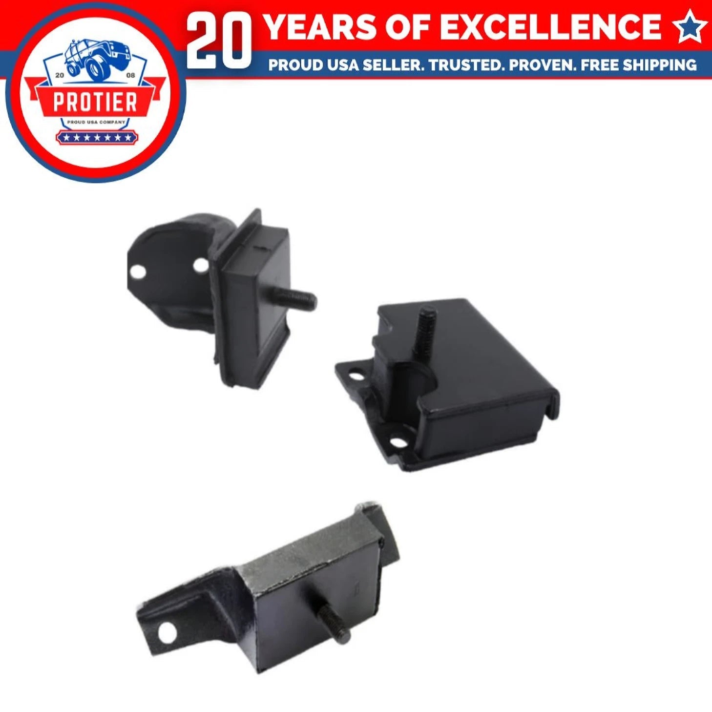 Engine & Trans Mount 3PCS For FORD CAR L6, V8 Cyl 2.4 MERCURY CAR L6 6B93BC-57