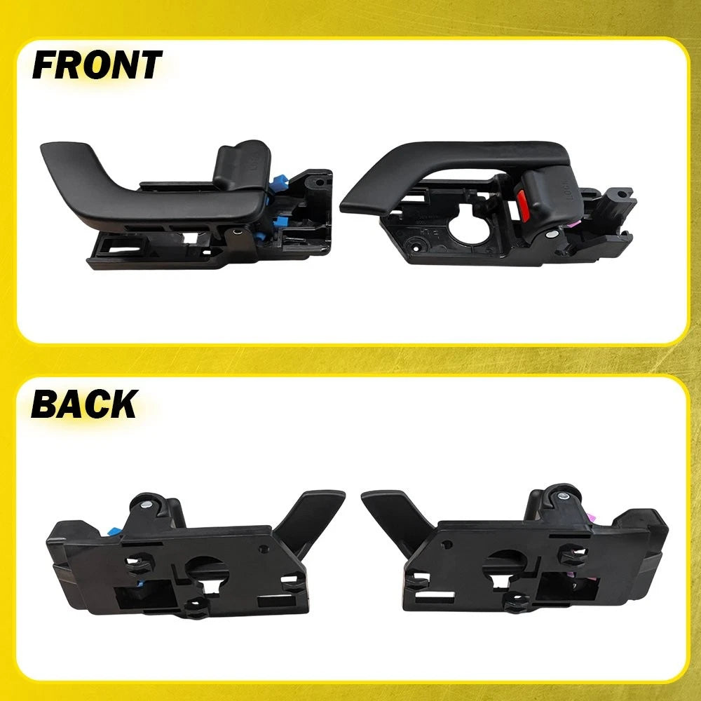 2PCS LH & RH Inside Door Handles Interior Black for Hyundai Tiburon 2003-2008 EA 6B93BC-57