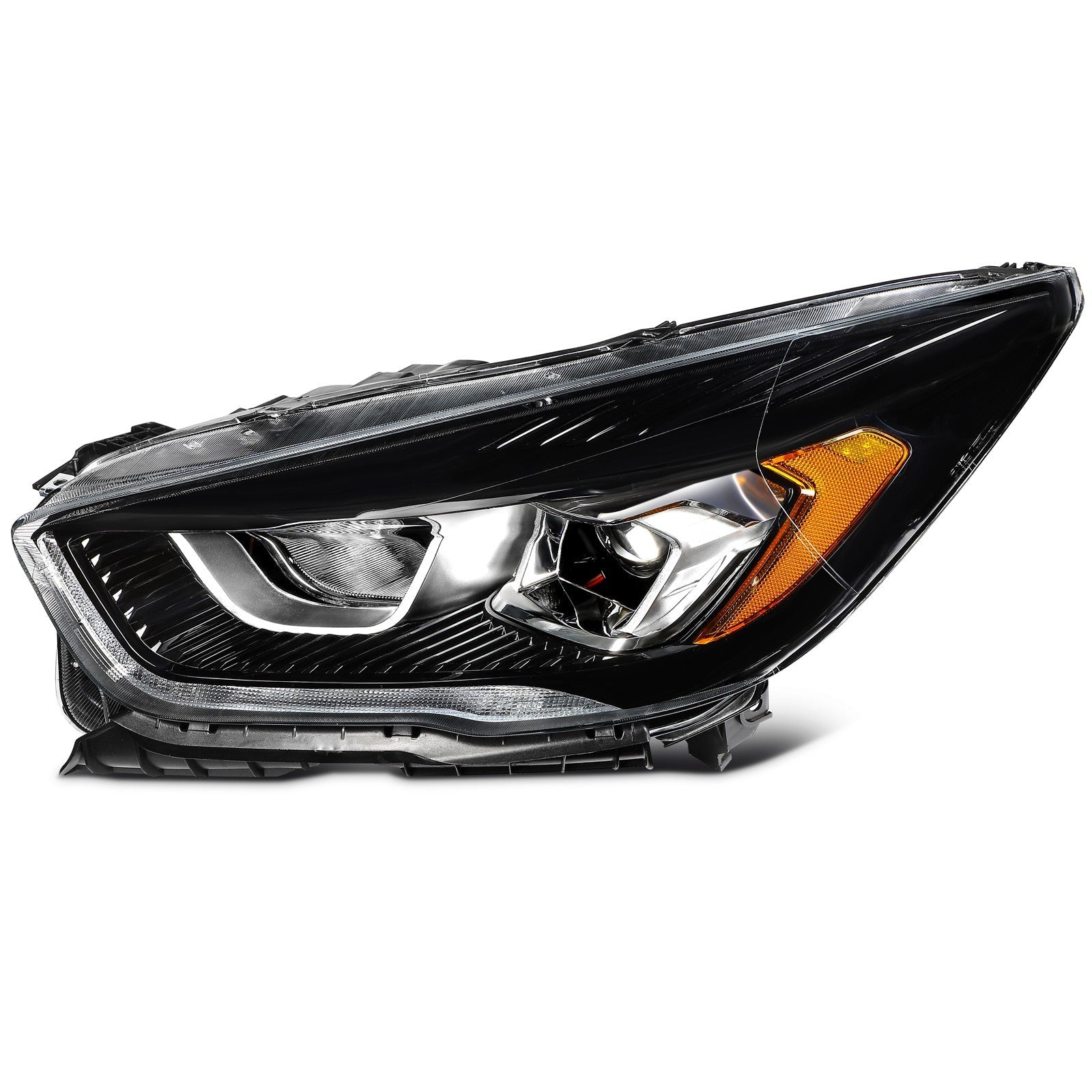 For Ford Escape 2019 2018 2017 Black w/Projector Left Side Headlight Assembly 6B93BC-57