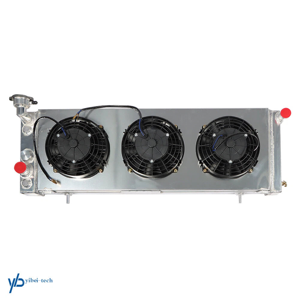 3 Row Radiator+Shroud Fan For 1984-2001 Jeep Cherokee XJ/Comanche 2.5L 2.8L 4.0L 6B93BC-57