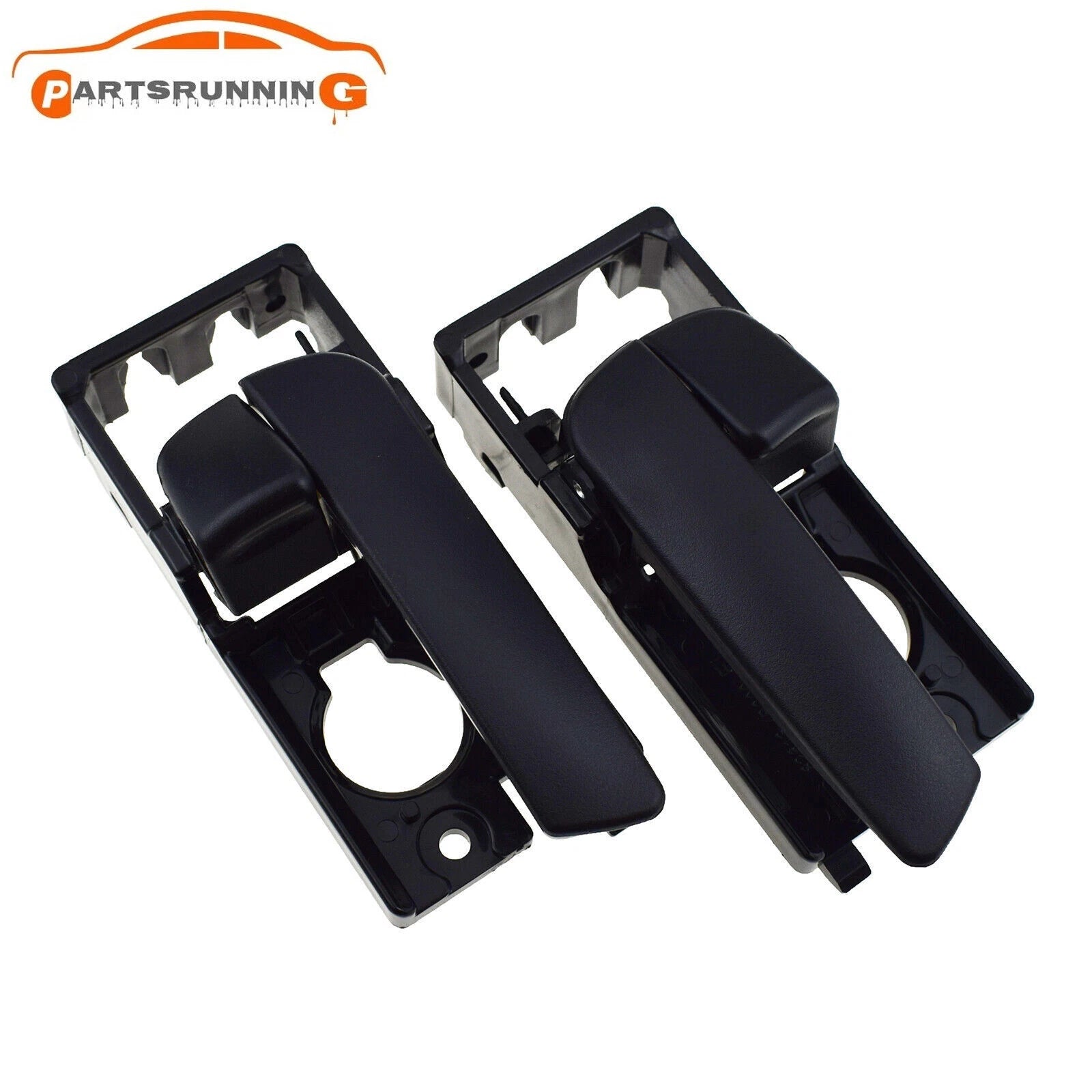 2PCS Inside Inner Left & Right Side Black Door Handle For 2006-2011 Kia Rio Rio5 6B93BC-57