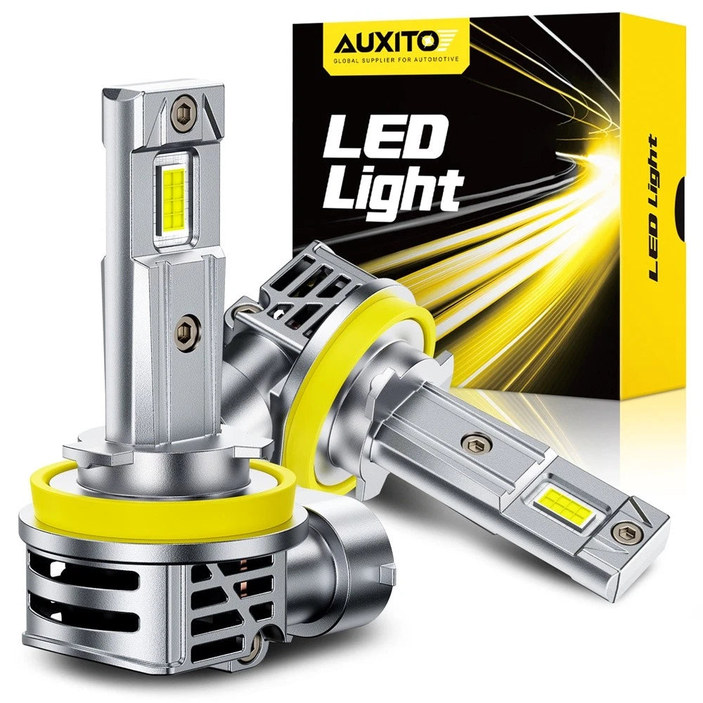 4X Auxito LED Headlight H11 Low Bulb Canbus Kit 60000LM 6500K Ultra Bright M6S A AUXITO