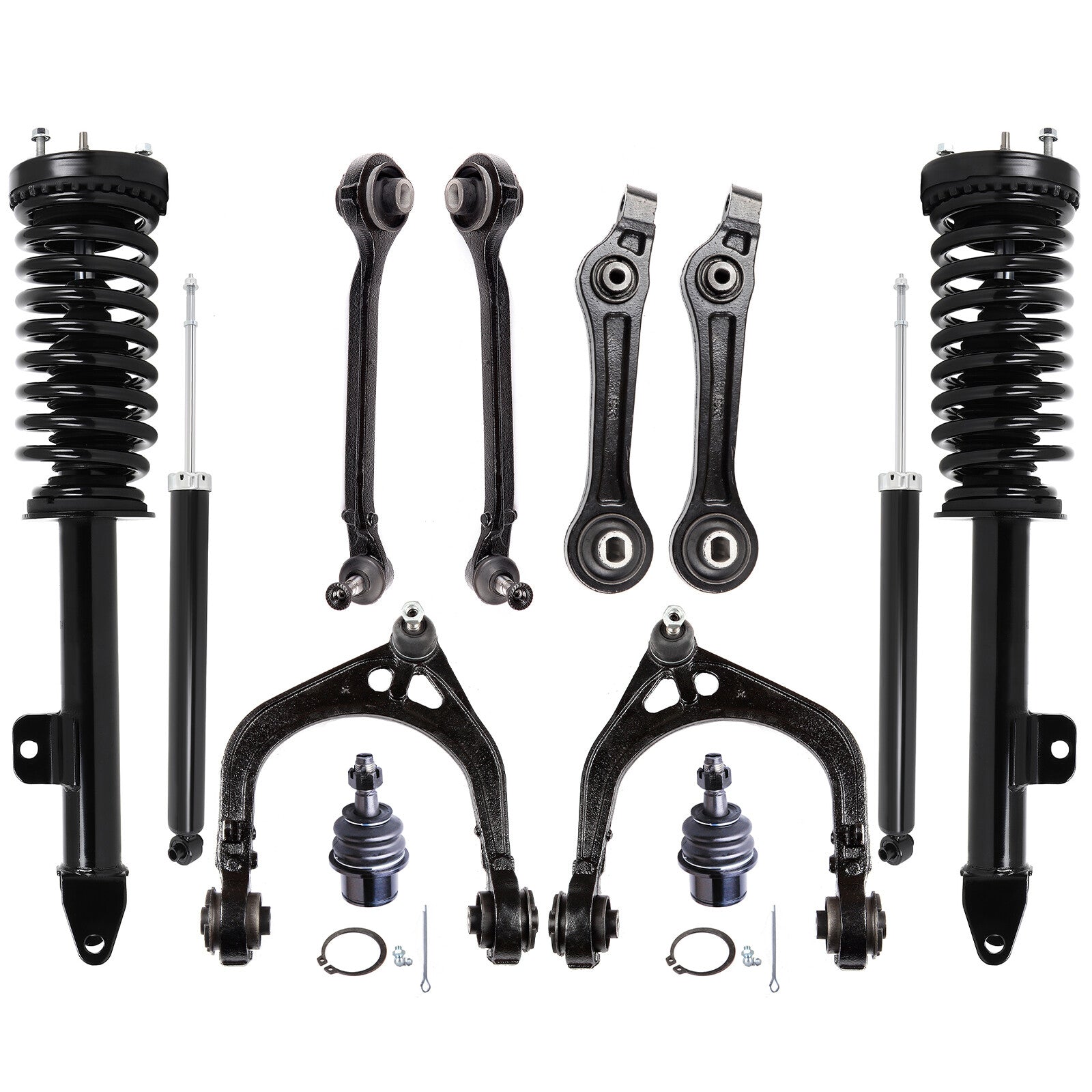 Front Rear Shock Struts Control Arm Sway Bar for Chrysler 300 Charger Magnum RWD 6B93BC-57