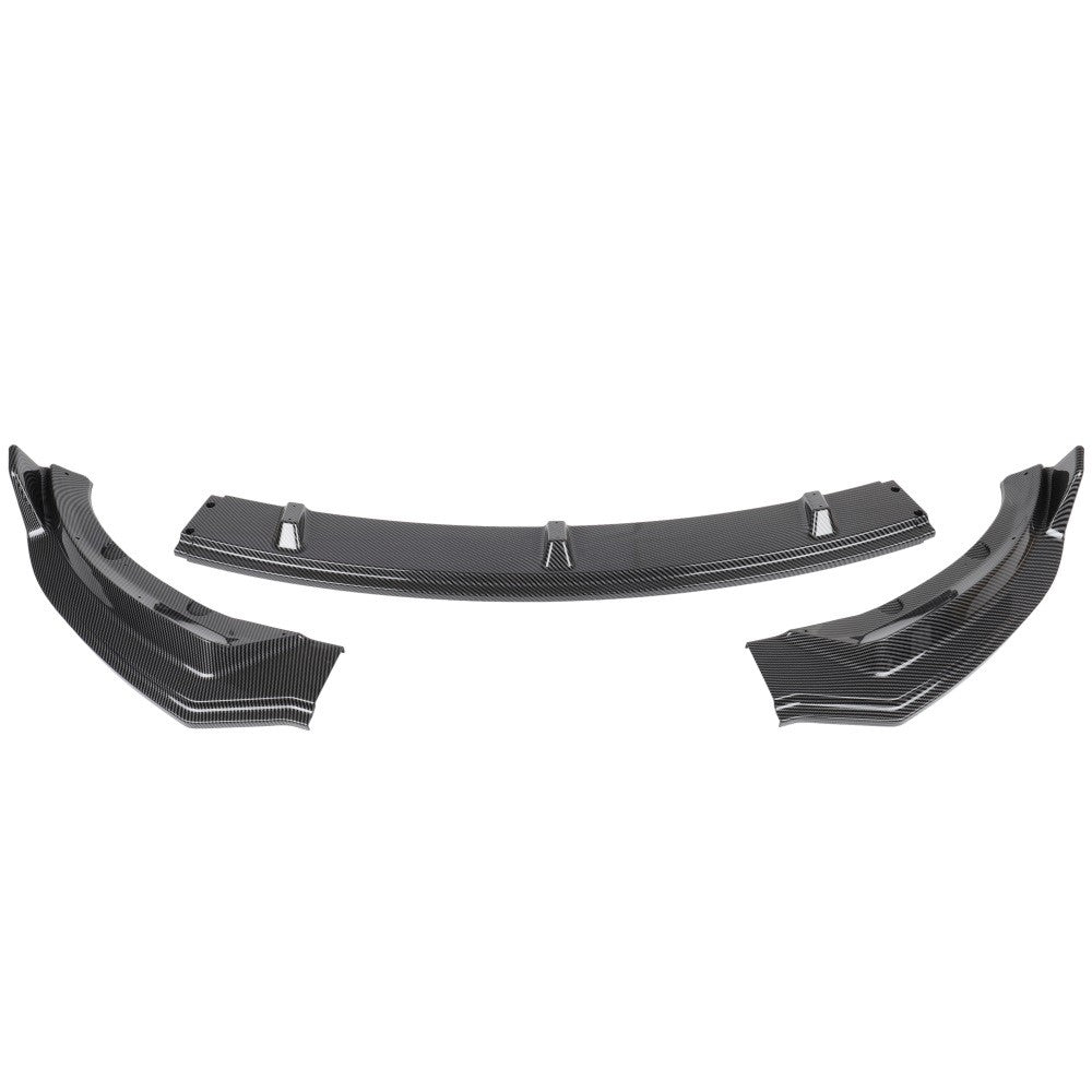 For Tesla Model 3 2017-2020 3pcs Carbon Look Front Bumper Body Kit Lip 6B93BC-57