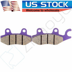 2 Pairs Brake Pads Front/Rear For Kawasaki KLR650 BN125A EX250J Carbon Fiber 6B93BC-57