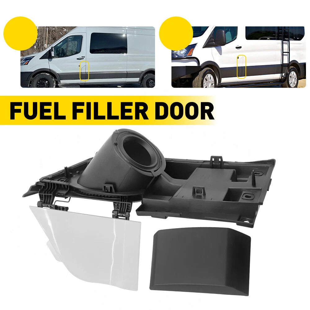 Fuel Gas Tank Door Cover Filler Assembly For Ford Transit Van 150 250 350 15+ EA 6B93BC-57