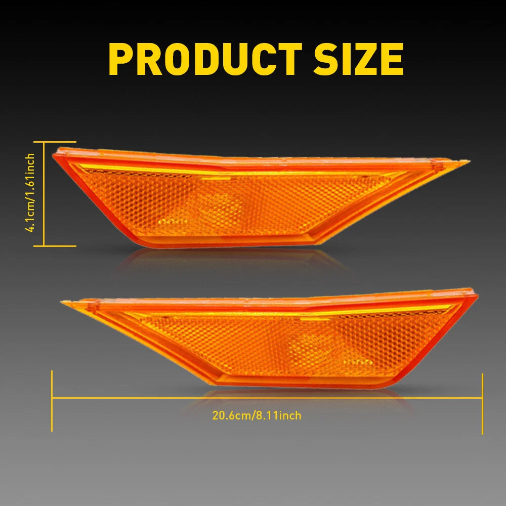 For 2016-2021 Honda Civic Front Bumper Reflector Side Marker Light Assembly EOA 6B93BC-57