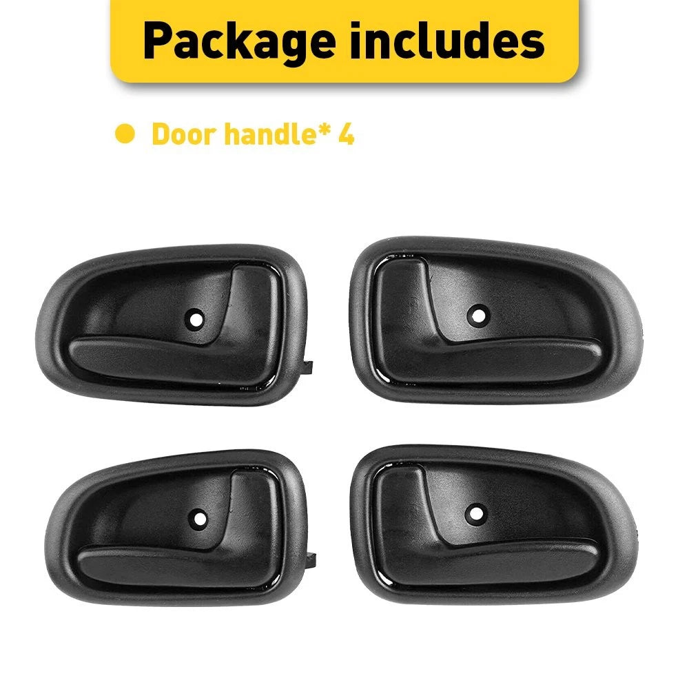 Interior Door Handle For 93-97 Toyota Corolla Set of 4 Front and Rear EOA 6B93BC-57