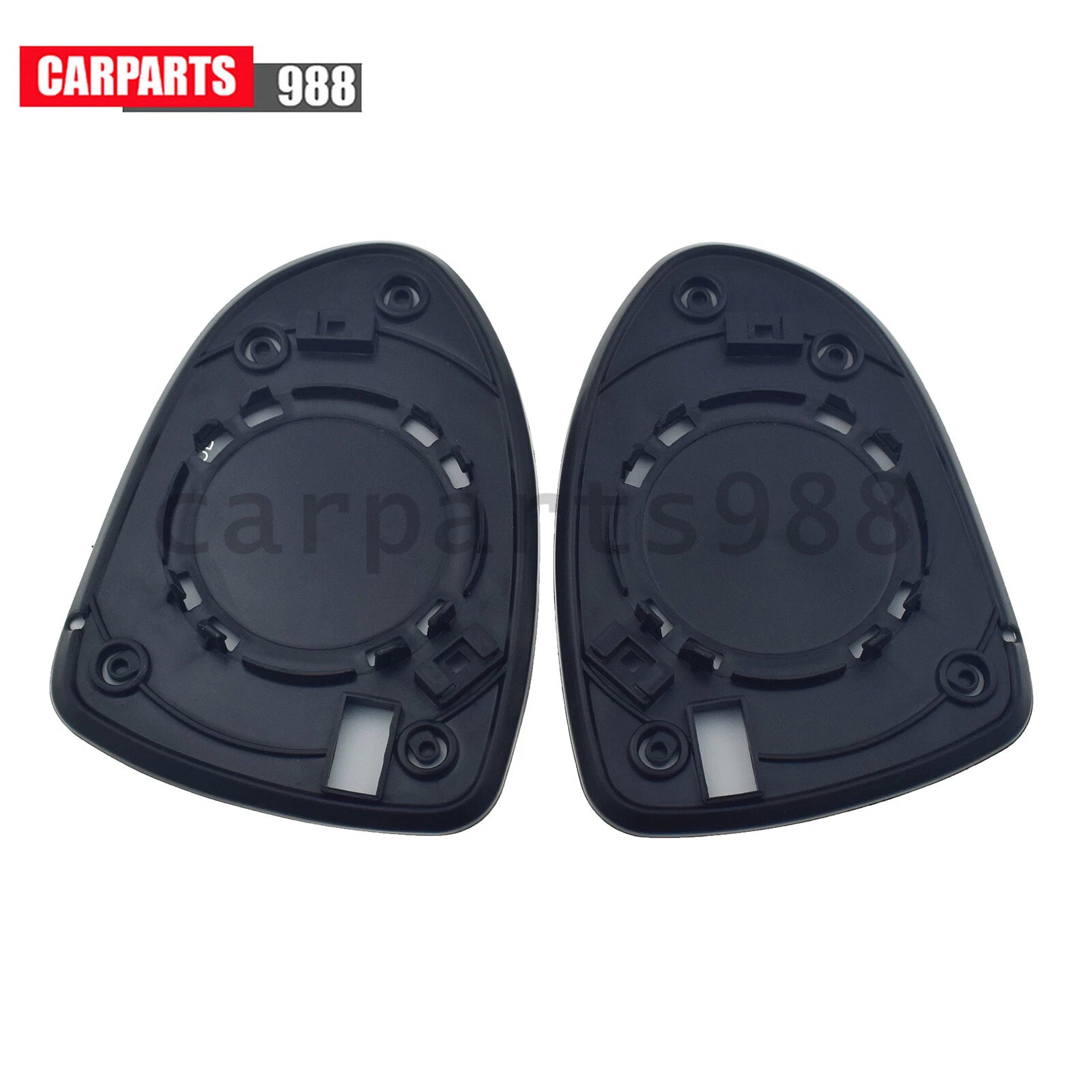 Pair Left Right Non-Heated Mirror Glass w/ Backing Plate For Kia Rio 2012-2017 6B93BC-57