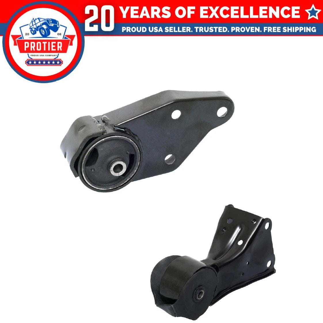 Motor & Trans Mount Set for 93-02 Mercury Villager/ Nissan Quest 3.0/3.3L 2PCS 6B93BC-57