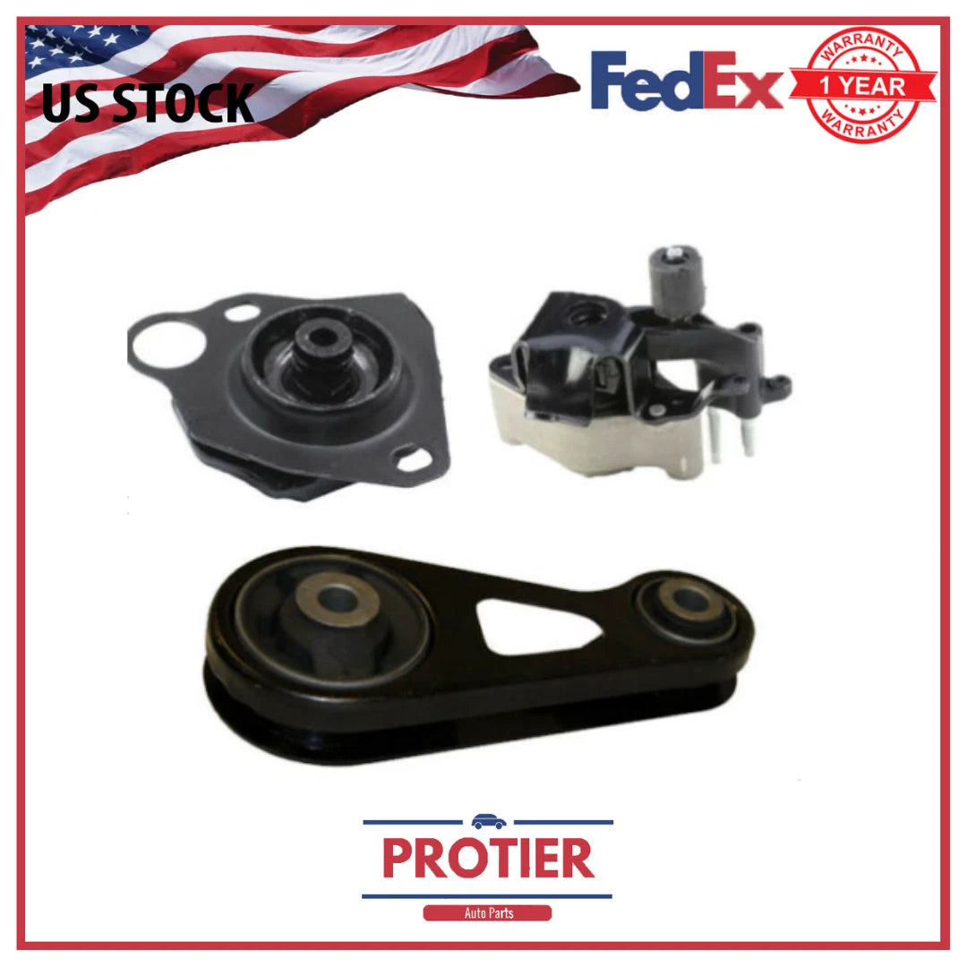 Motor & Torque Strut & Trans Mount 3PCS Set Fit 2004-2009 Toyota Prius 1.5L 6B93BC-57