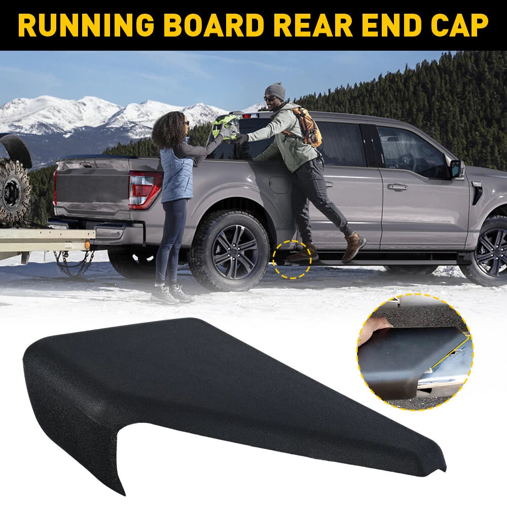 For 2015-22 Ford F150 running board REAR cap end RIGHT Passenger side step USEOA 6B93BC-57
