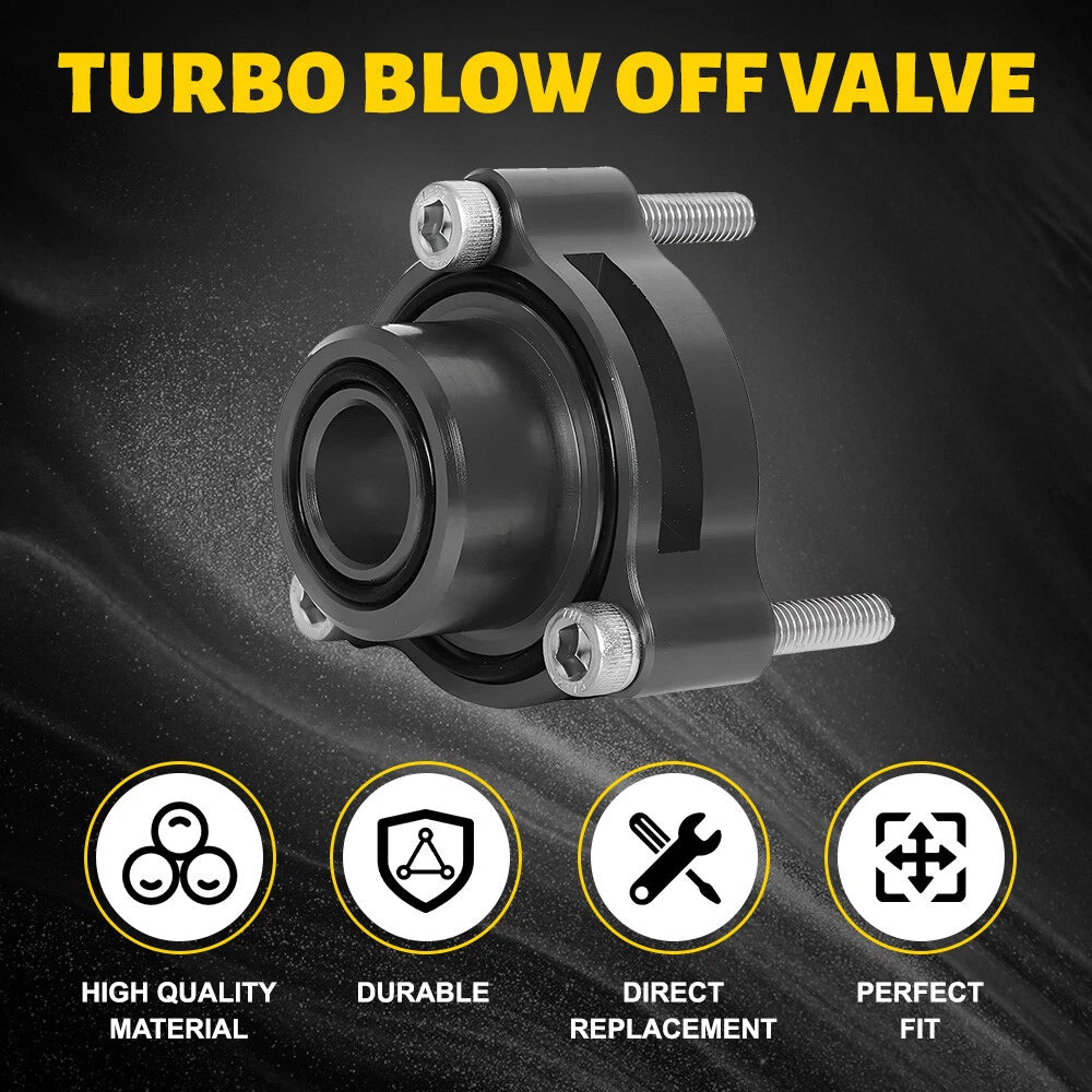 Turbo Blow Off Valve BOV Black For 2019-2023 Chevy Silverado GMC Sierra 2.7L EOA 6B93BC-57