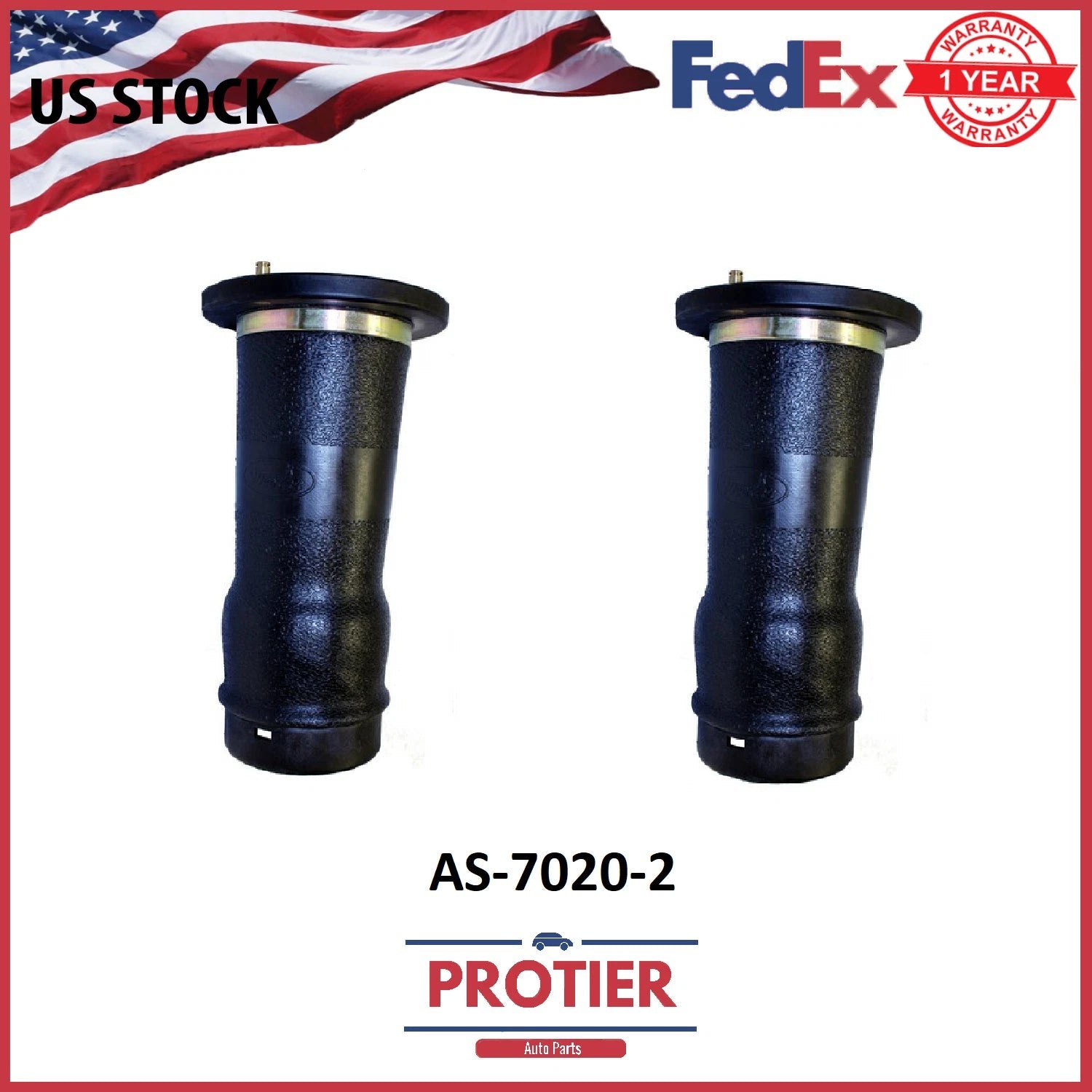 Rear Air Spring 2pcs For LAND ROVER SPORT UTILITY V8 Cyl 4.6 2004-98 6B93BC-57