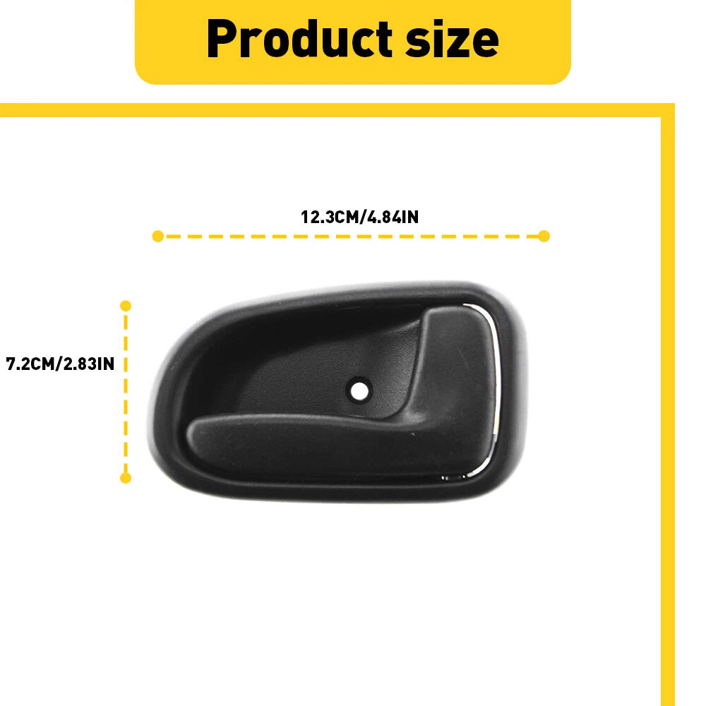 Interior Door Handle For 93-97 Toyota Corolla Set of 4 Front and Rear EOA 6B93BC-57