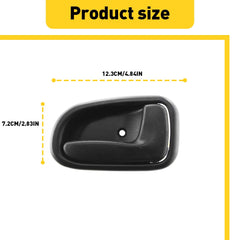 Interior Door Handle For 93-97 Toyota Corolla Set of 4 Front and Rear EOA 6B93BC-57
