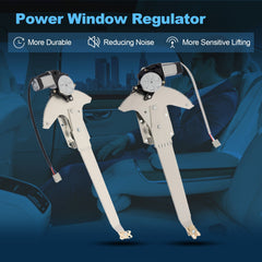 For Ford F-100 1980-1983 Pair Front Window Regulator & Motor 6B93BC-57